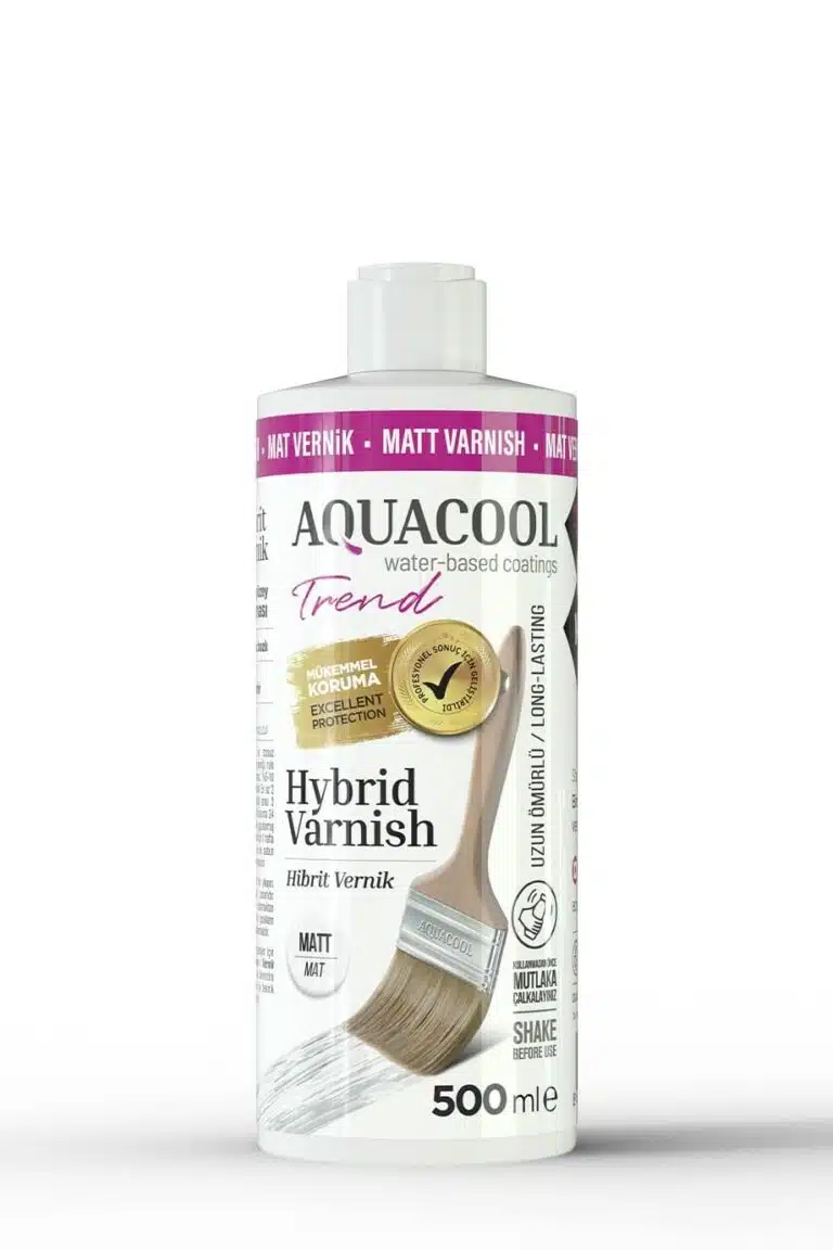 500ml – Mat Vernik Aquacool Trend Hibrit Vernik 