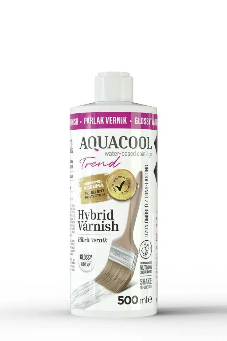 500ml – Parlak Vernik Aquacool Trend Hibrit Vernik 