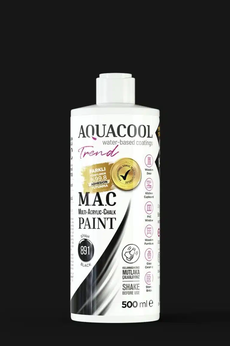 500ml – 891 Siyah Aquacool Trend MAC Boya – 